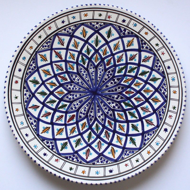 Platter Tunisian Dark Blue
