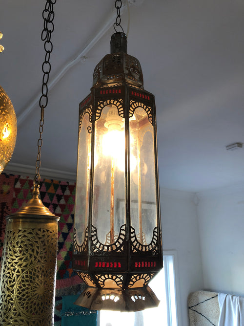 Lantern Moroccan Glass