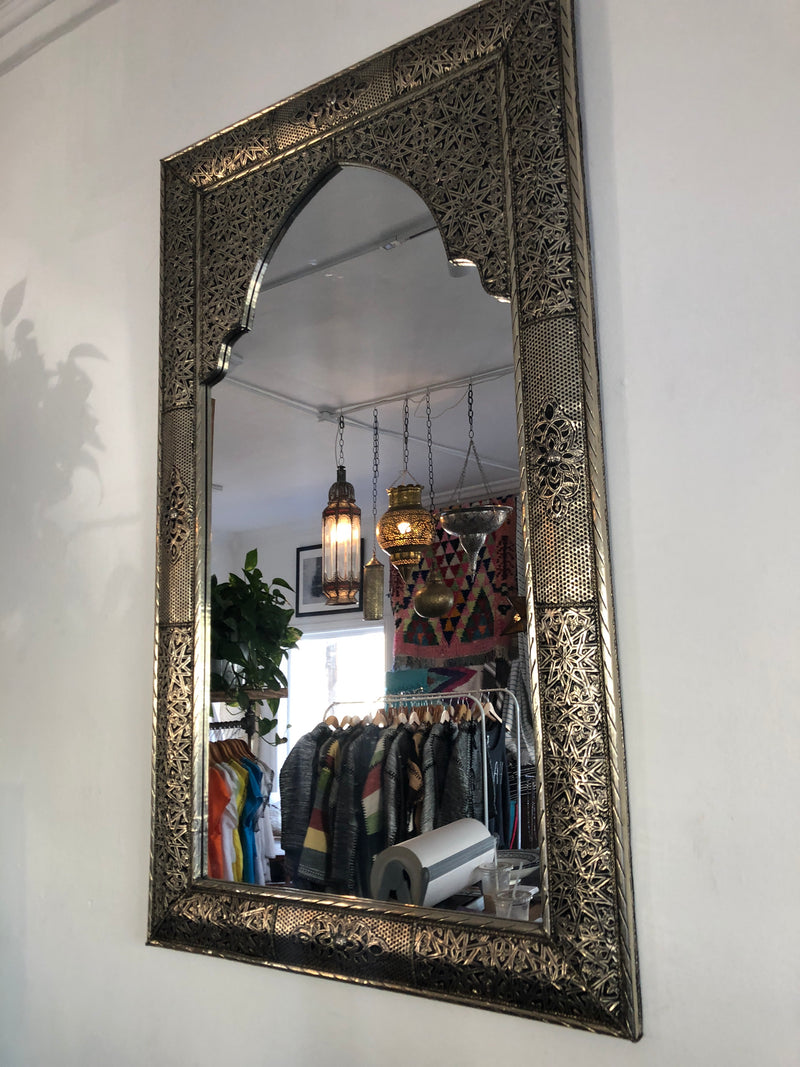 Mirror Silver Moroccan